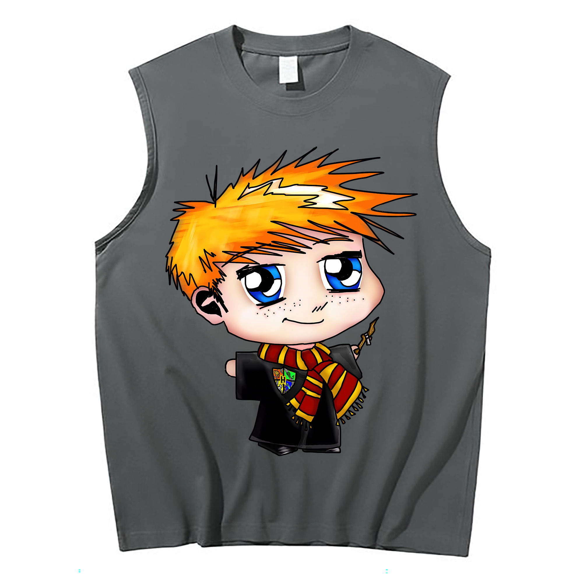 （画像用） Harry Potter ハリー・ポッターシリーズ コットン100％タンクトップ（フロントプリント）